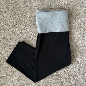Victoria's Secret Pink Fold Over Yoga Crop Legging